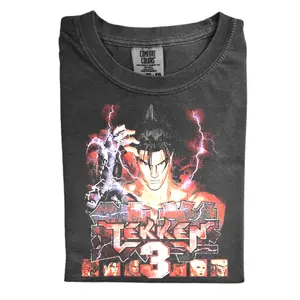 The Tekken 3 Jin Kazama Comfort Color Shirt, Vintage Fighting Game T-shirt, Gaming Shirt, Gift for Gamers