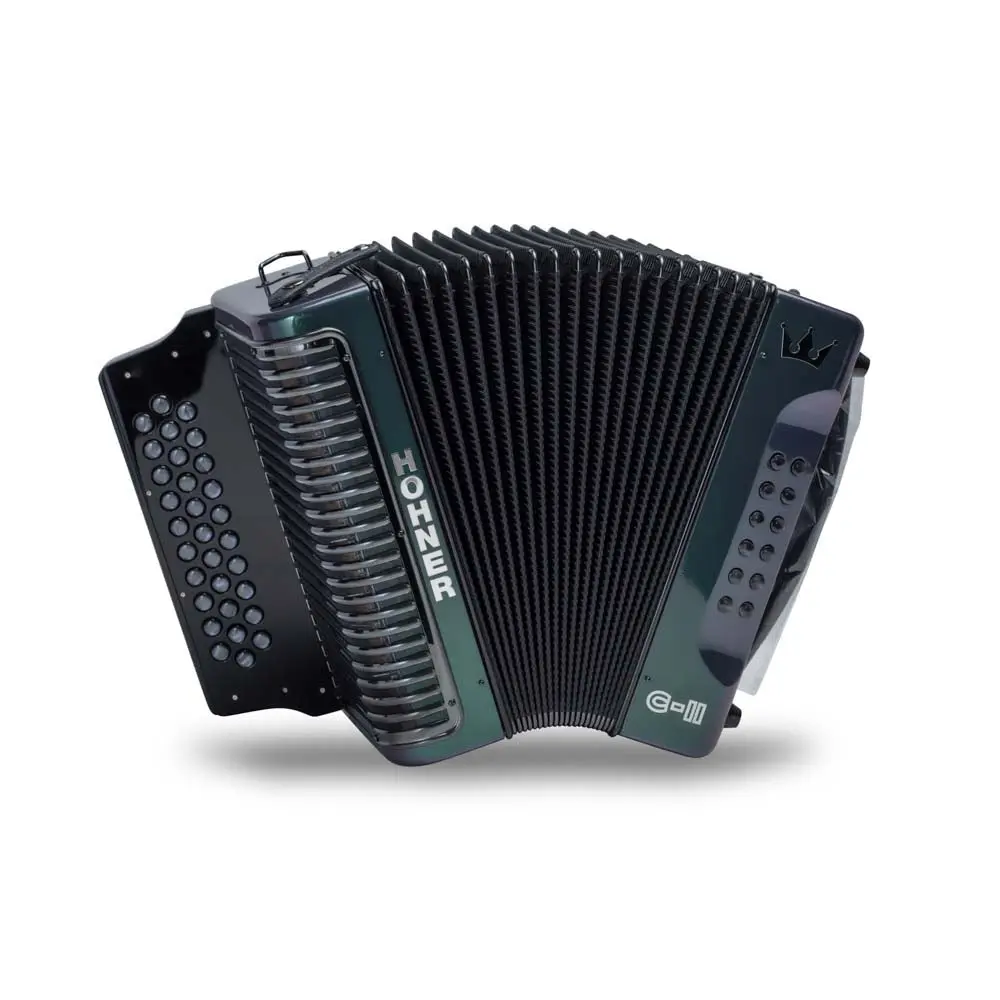 Hohner Corona C-II Accordion GCF Green to Gold Hohner Corona C-II Accordion GCF Green to Gold