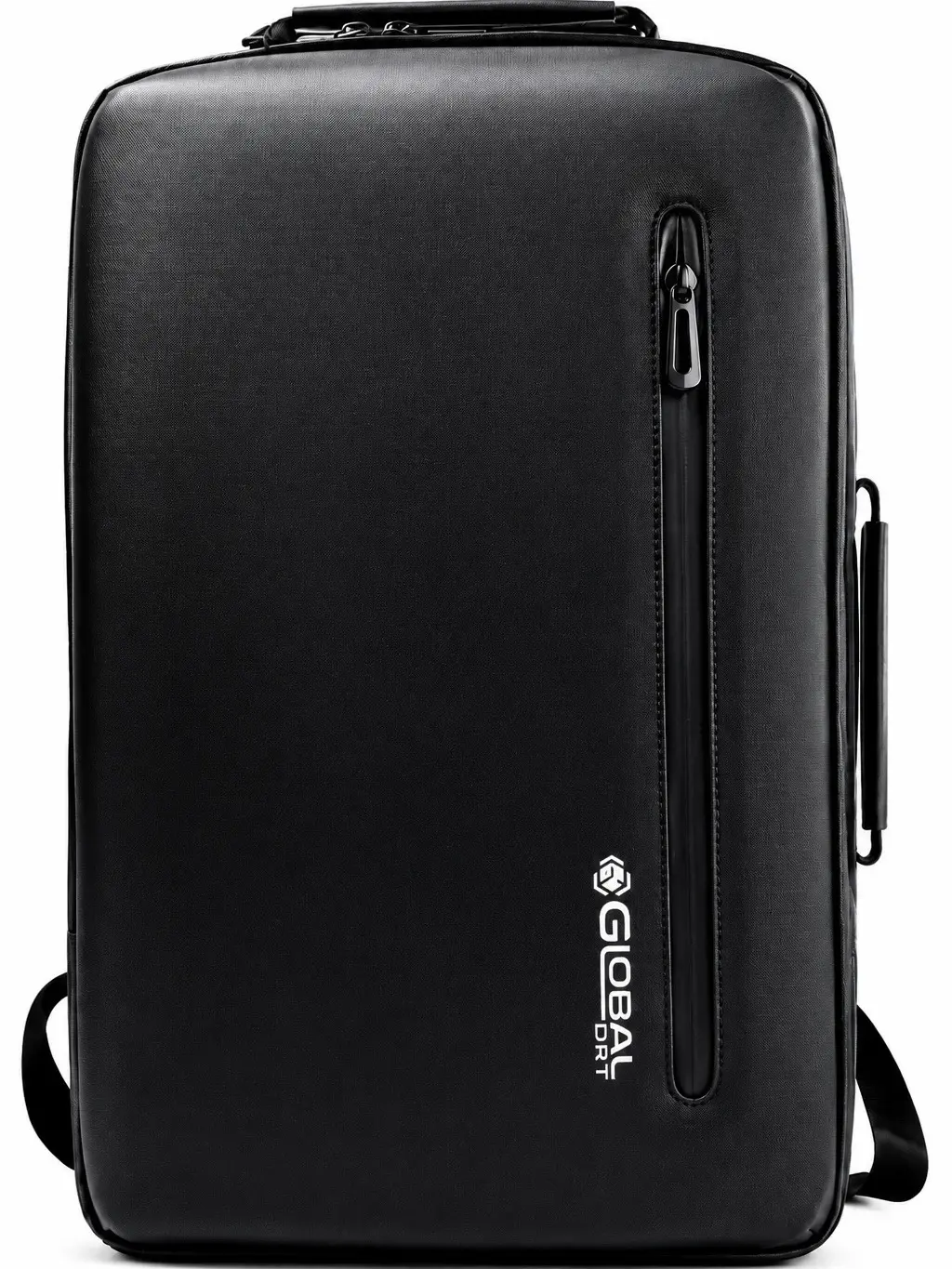 Global DRT Waterproof Travel Laptop Backpack, 17 Inch, Fits 15.6 Inch Laptop, Built-In USB Charging Port, Multiple Compartments and Adjustable Padded Straps, Black