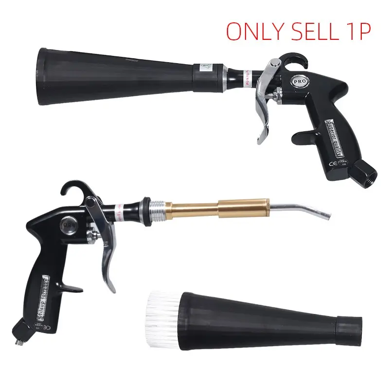 Car Pressure Blowing Tool, Quickly Removes Surface Dirt and Dust Blowing Tool with 2 Nozzles for Air Compressor, Car Repair Tools