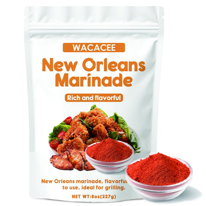 WACACEE Authentic New Orleans Scented Powder Spice Blend - Salty-Sweet, Savory, Flavor-Penetrating Kitchen Seasoning, 8oz (227g), 24-Month Shelf Life, Versatile Cooking Seasoning for Grilling, Barbecue, Meat