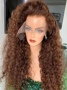 Fashion Natural Ultra-Soft 26 Inch Lace Front Wig, Glueless Ready To Wear Wig, Glueless Frontal Wig, Instant Style, 180% Density Curly Pre-Banked Hair, Seamless Blend, Daily Use, All Seasons, Lace Front Design
