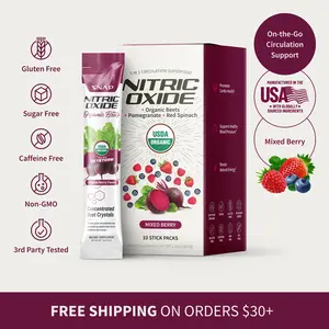 Snap Supplements - Nitric Oxide Organic Beet Root Powder - Circulation Superfood On-The-Go - Convenient Single Serve Stick Packs (10 Packs)
