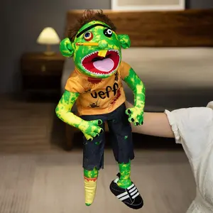 60cm Jeffy Series Hand Puppet Plush Toys Talk Show Party Props Cook Rock Singer Cosplay Stuffed Doll Halloween Xmas Gifts