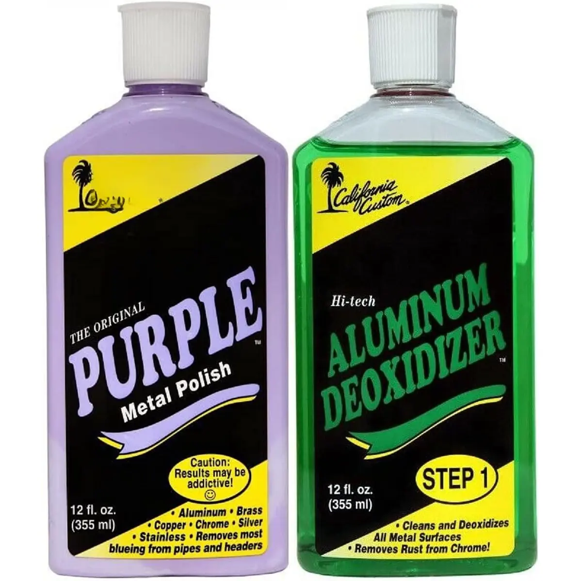 - Purple Metal Polish & Aluminum Deoxidizer Kit, No ,  Shop Safe,  for Aluminum, Brass, Copper, Chrome, , Stainless and