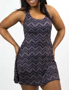 Icon Dress | Shadow Chevron