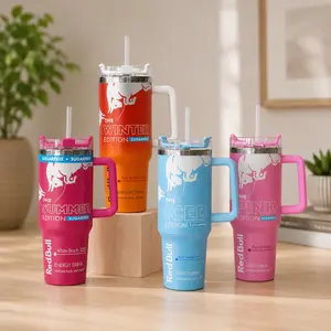 Colorful Sugar-Free Beverage Inspired Tumbler Collection, Bold Travel Cups and Reusable Bottles for Everyday Drinks
