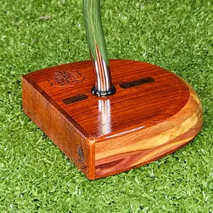 Fatty Style Padauk exotic wood center shaft putter with Red Cedar body