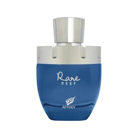 Afnan Rare Reef Extrait De Parfum Unisex 3.4 oz - Aromatic Fruity-Citrusy Fragrance, Minty Fresh, Coastal Serenity Scent, Calm Ocean-Themed Bottle, Aromatic Citrusy Fragrance
