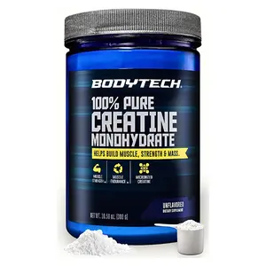 Creatine Monohydrate Powder, Micronized Unflavored Creatine, 5g per Serving for Muscle Strength, Recovery & Performance, Gluten-Free, Sugar-Free, 10.58 oz, 60 Servings
