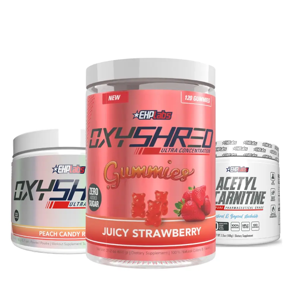how much l carnitine in oxyshred Summer Gear Up x Summer Shred Complete Energy Bundle | OxyShred + Gummies + Acetyl  L-Carnitine | Energy, Metabolism & Focus Support Stack