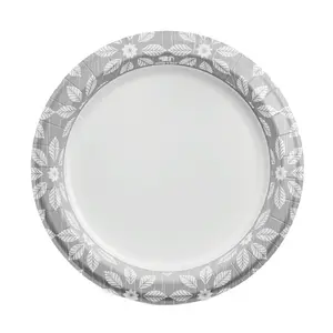Multi-size Bulk Case Paper Plates | Disposable Plates for lunches, Salads | Microwaveable, Soak-Proof | Restaurant Supply