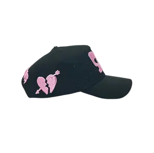 CAPS FANS BLACK/PINK SAD SNAPBACK HAT CFSADB BKPNK