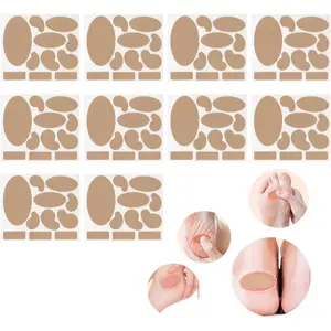 Moleskin Tape Flannel Adhesive Pads, Avoid Super Skin Blister,Pre-Cut Moleskin Very Easy to Paste,Foot Protection for Heels