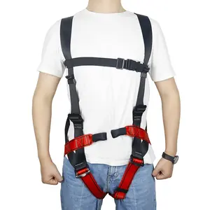 NEWDOAR CE Certified Climbing Harness Professional Rock Climbing & Rappelling Equipment with Full Body Protection for Rescue and Safety Operations
