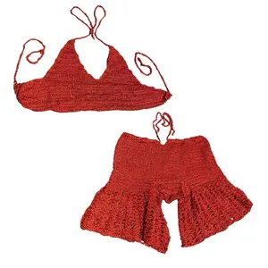 Handmade Crochet Beachwear Vibrant Colors Intrinsic Patterns Lightweight Breathable Senegal Artisan Craft