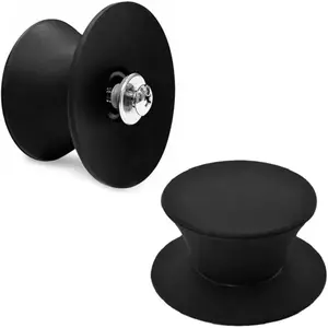2 Pcs Universal Pot Lid Replacement Knobs, Silicone Heat Resistant Pan Cover Holding Handles, Great For Slow Cookers,Skillets,Kitchen Cookware Lids And Covers