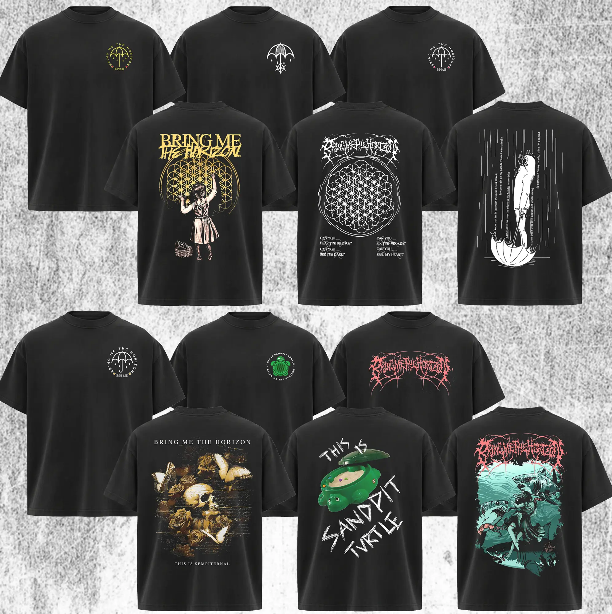 [Collection] Bring Me The Horizon Band T-Shirt , Classic BMTH Shirt , Vintage Rock Band Shirt, Retro Graphic Tee, Unisex Music Lover Gift, Classic Concert Style Apparel Womenswear