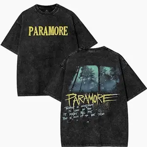 Retro Limited Paramore Heavy Metal Shirt Unisex Rock ed Heavyweight Cotton T-shirt Gift For Rock Music Lovers Got Premiu Relaxed Everyday Shirt