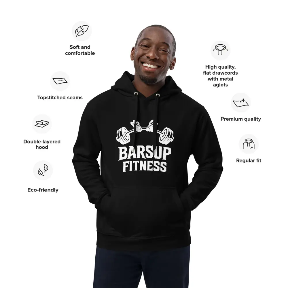 Bars Up Fitness Premium Eco Hoodie