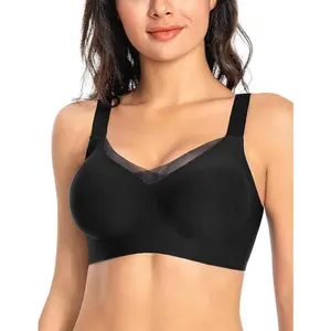 Everyday Wireless Bra for Women – Soft, Comfortable, Seamless, Full Coverage minimizer  bra
