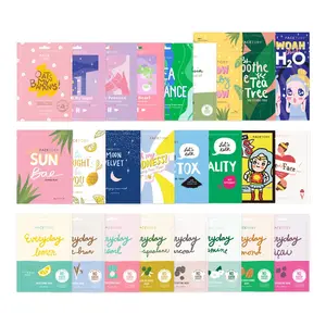 FaceTory Korean Sheet Mask Collection – Value $45 | 19–25 Pack | Hydrating & Radiance