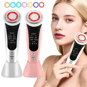 Facial Beauty Instrument, Facial Beauty Machine, Light Heat Skin Care Eye Neck Skin Facial Massager, Skin Beauty Instrument, Ideal for Women Gift