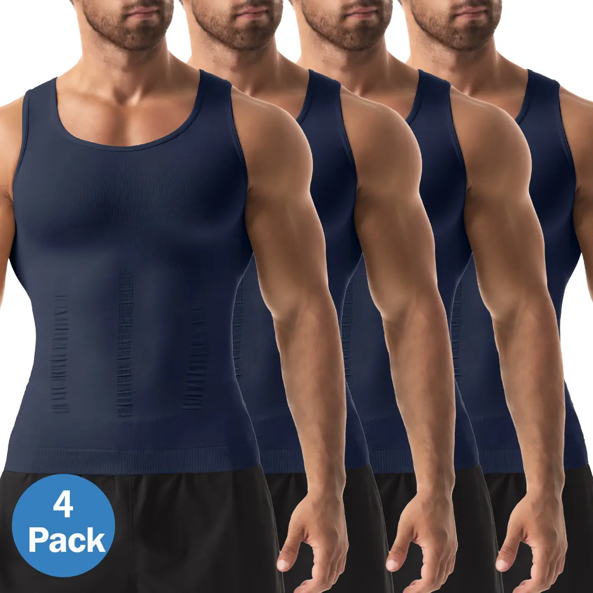 Navy Blue (4 Pack)