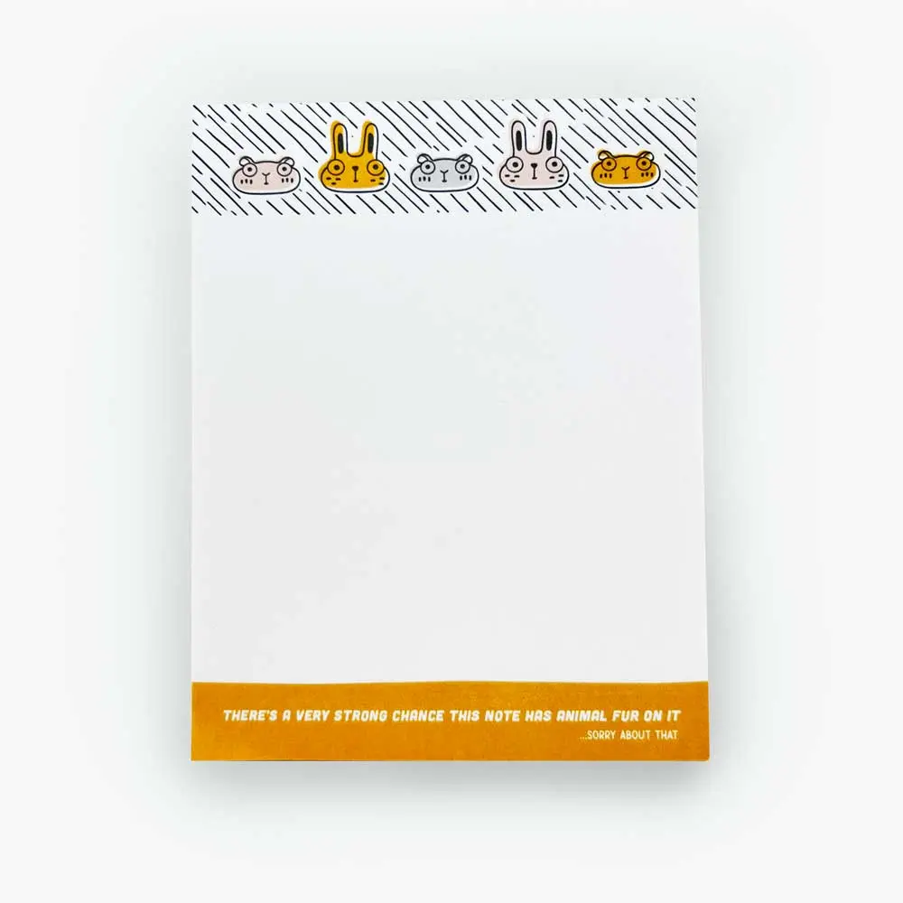Squeaks & Fur Notepad