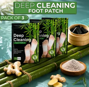 Detox Foot Patches for stress relief, toxin removal and better sleep, natural deep cleansing healthy patches.  Healthcare solution ginger turmeric peppermint  fitness wellness alternative