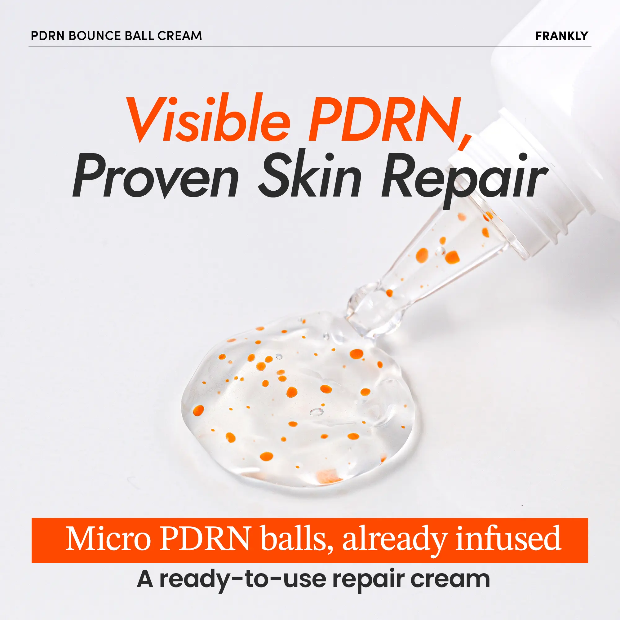 FRANKLY] Salmon PDRN Bounce Ball Cream – 99% Pure Salmon DNA