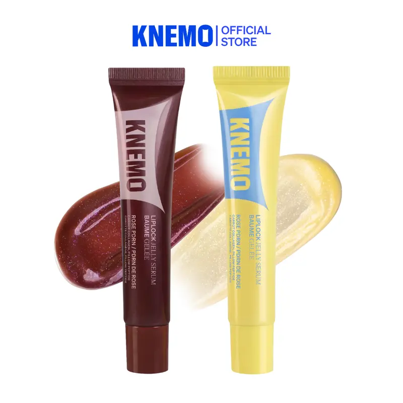 [KNEMO OFFICIAL] Limited Edition Bungeoppang LIPLOCK Jelly Serum, Richly Pigmented Multicolor Hydrating Lip Treatment with Moisture & Extra Moisture Boost
