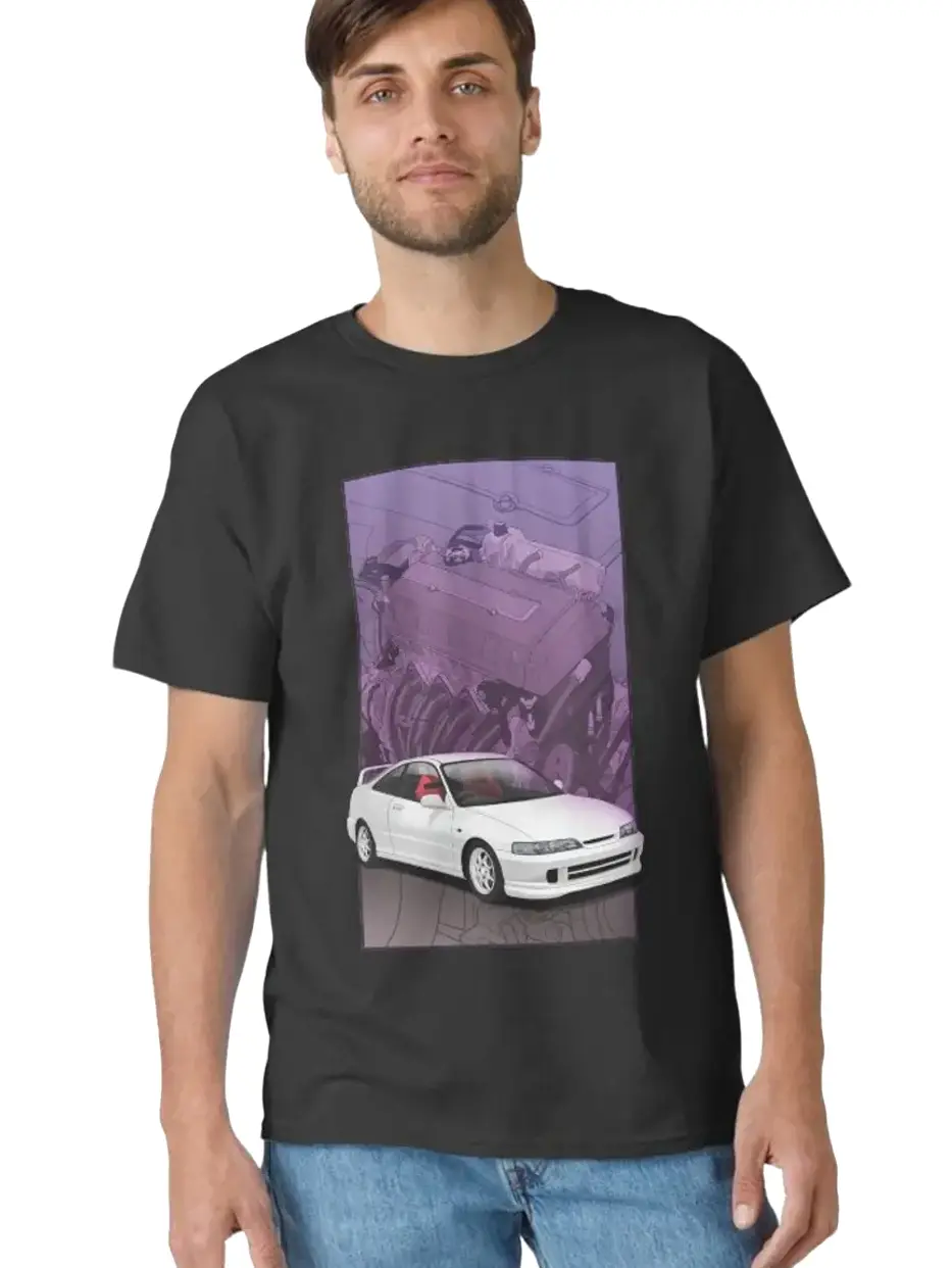 Integra dc2 with b series background  Classic T-Shirt