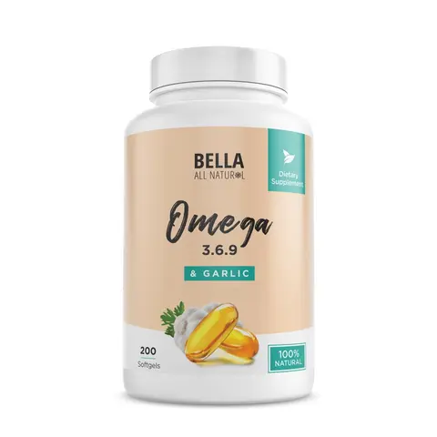 Bella All Natural Omega 3 6 9 & Garlic
