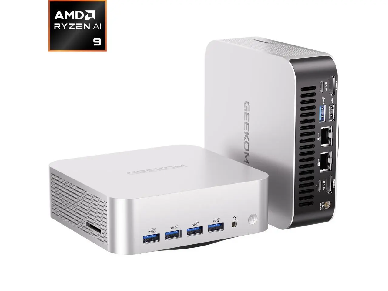 GEEKOM Mini PC A9 MAX AMD Ryzen AI 9 HX 470 32GB DDR5 2TB SSD AMD Radeon 890M Windows 11 Pro