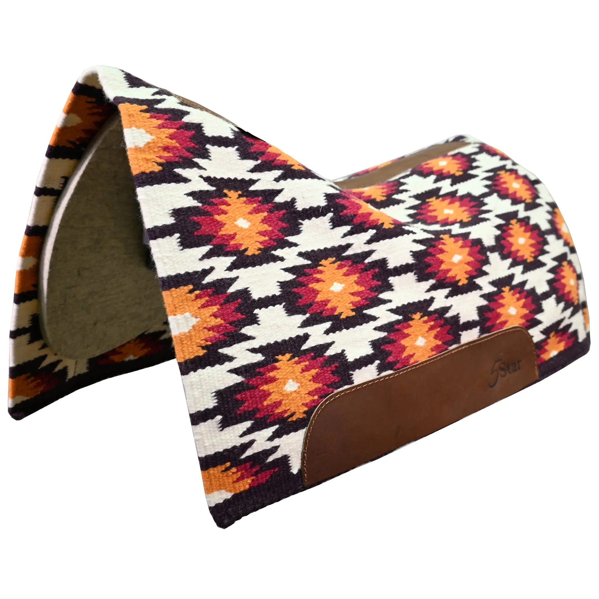 5 Star 3/4" Fire Starburst Ultimate Show Saddle Pad- 34"x38"