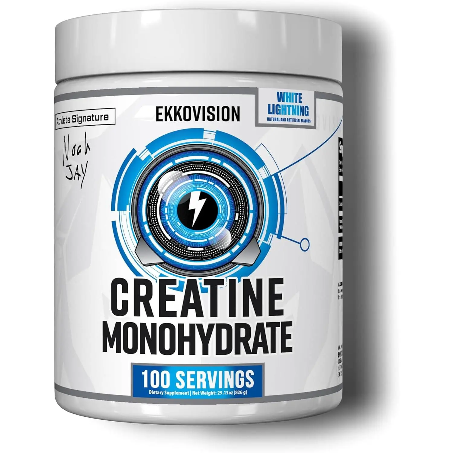 Creatine Monohydrate Powder, Micronized, Pre Workout & Post Workout Supplement for Men & Women - White Lightning, 1.06 Pound (Pack of 1) Healthcare Fitness Protein