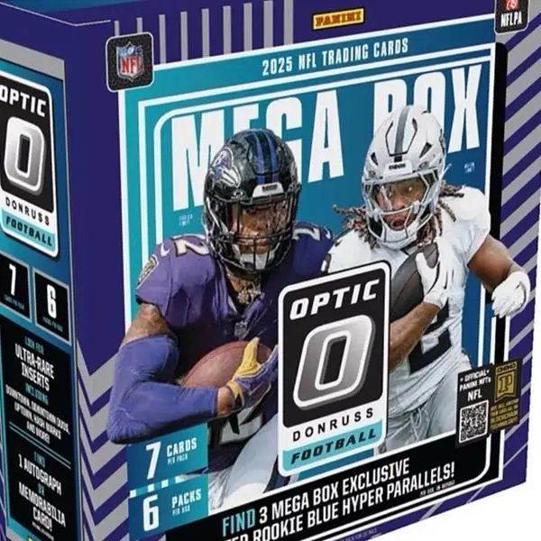 2025 Donruss Optic Football Mega box Target Or Walmart