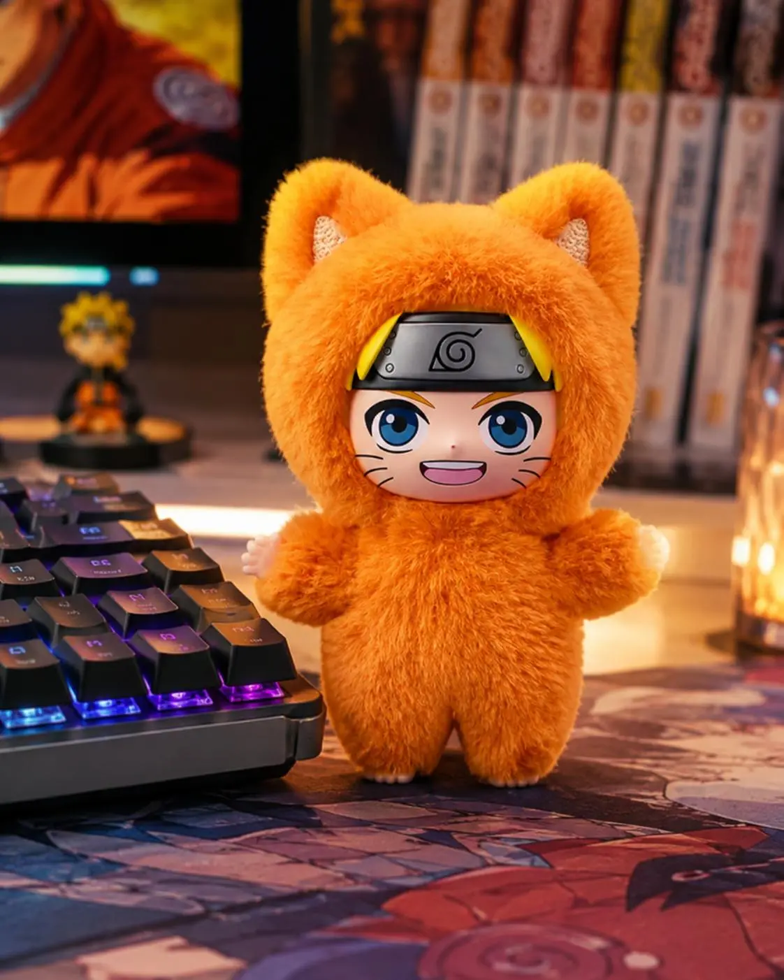 [TOPTOY] Naruto Shippuden KittenLand Series Plush Pendant Blind Box, Cute Anime Merchandise, Collectible Toys, Blindbags,Holiday & Birthday Gift graduation summerswins