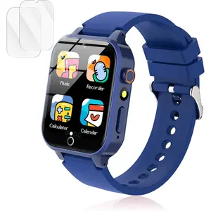 Watch for Kids, with 26 Games, Screen, HD Camera, Clock, Toys for Ages 4-12 Years Old. Birthday Gift for Girls (Blue)