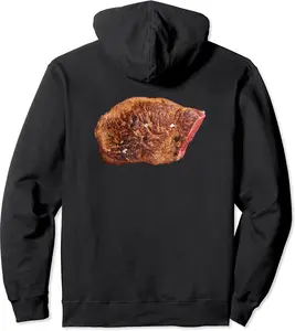 Steak Costume Halloween Sirloin Beefsteak Meat BBQ Food Men Pullover Hoodie - Antonioja Shop 54B0826JNGB4
