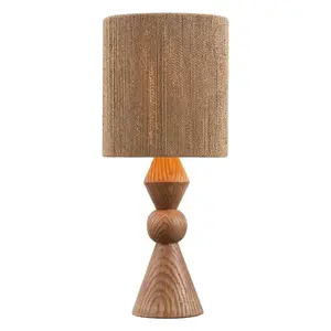 Orbic Taper 23.5" Rustic Cottage Resin/Metal LED Table Lamp with Paper Rope Shade Orbic Taper 23.5" Rustic Cottage Resin/Metal LED Table Lamp with Paper Rope Shade