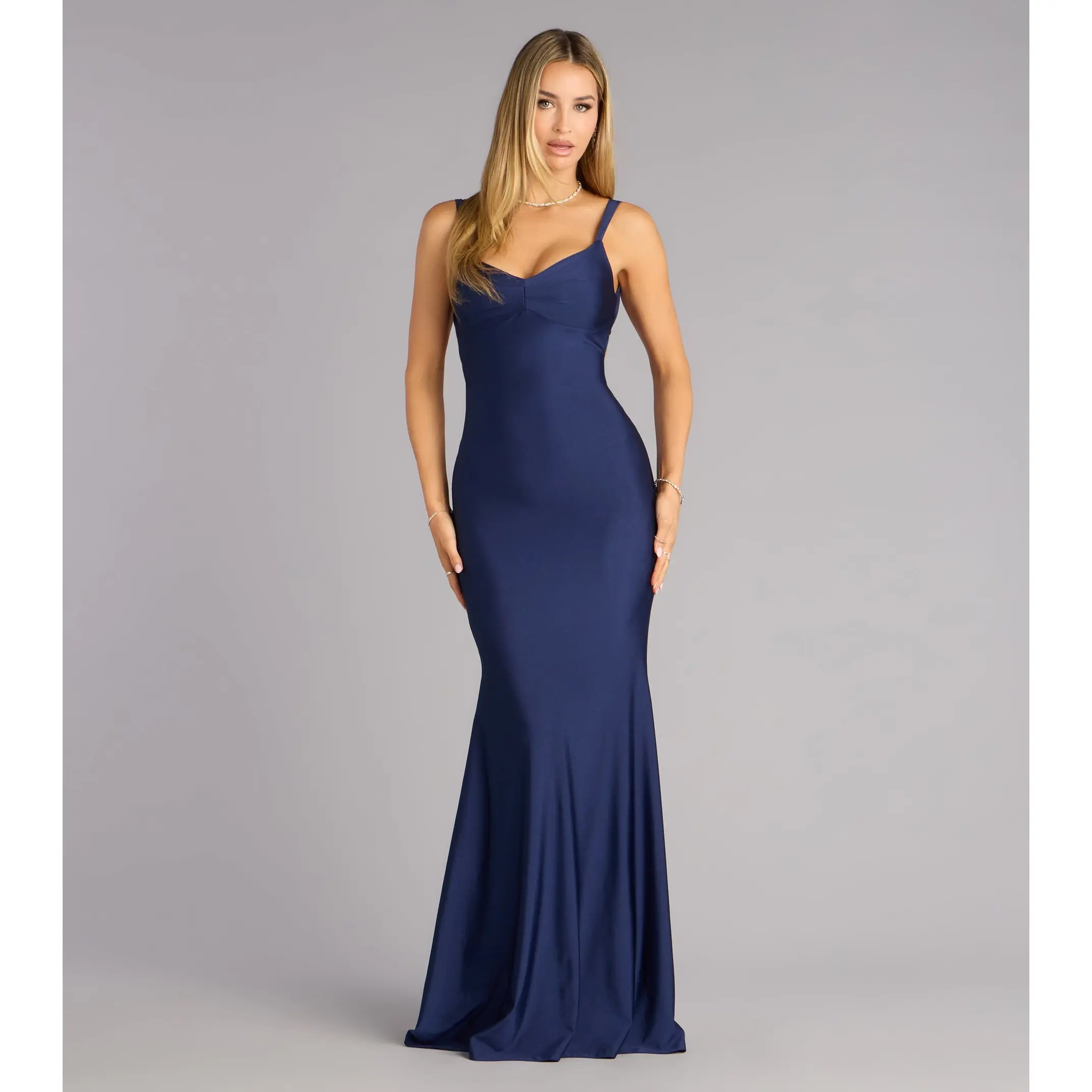 Trish Open Back Mermaid Formal Dress