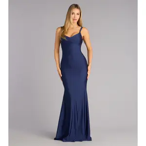 Trish Open Back Mermaid Formal Dress