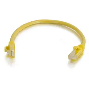 Cables To Go  6 in. Cat6 Snagless Unshielded-UTP Ethernet Network Patch Cable - Yellow