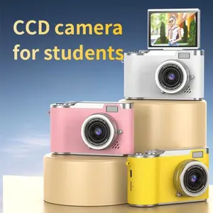 Foldable Screen Student Camera with 48mp Photos, 1080P Video, Includes 32g Memory Card, Ideal Amateur Pocket Camera