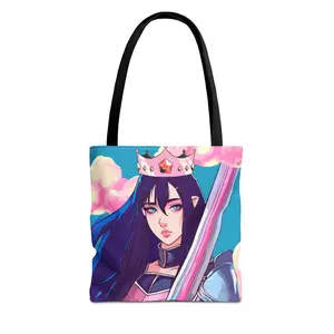 Anime Sword Princess Tote Bag - Pink Bag