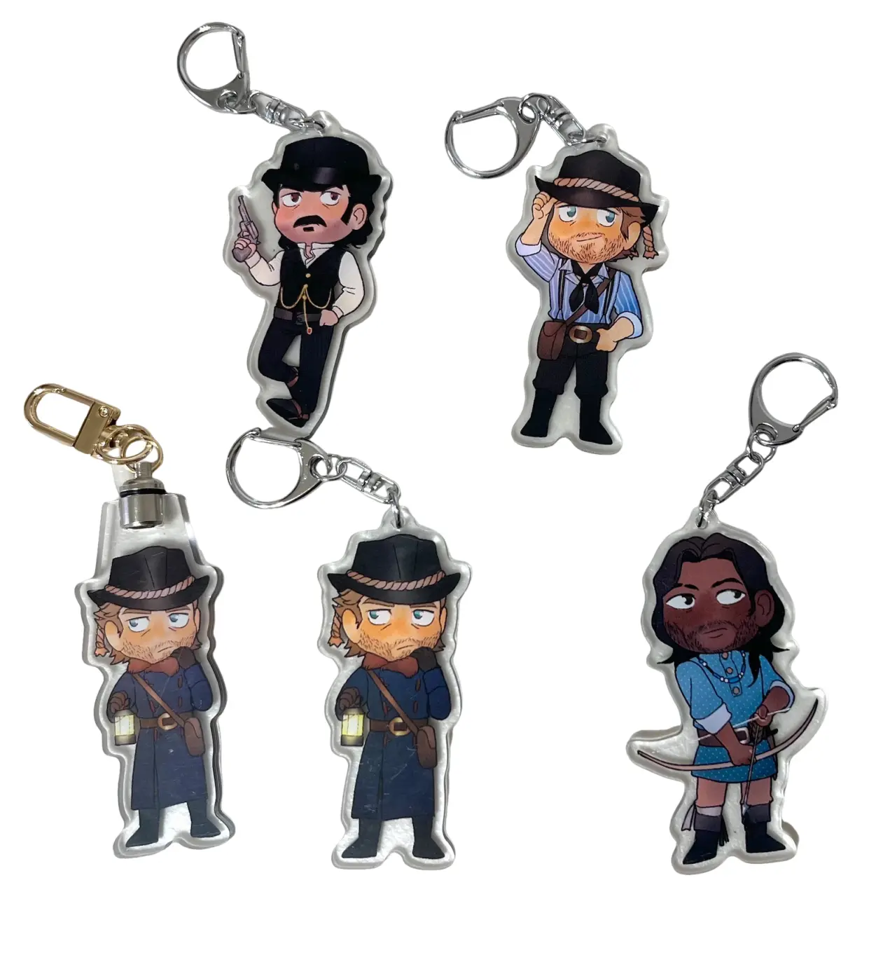 Arthur Morgan Acrylic Keychains Birthday Gift For Fan Bags Accessories