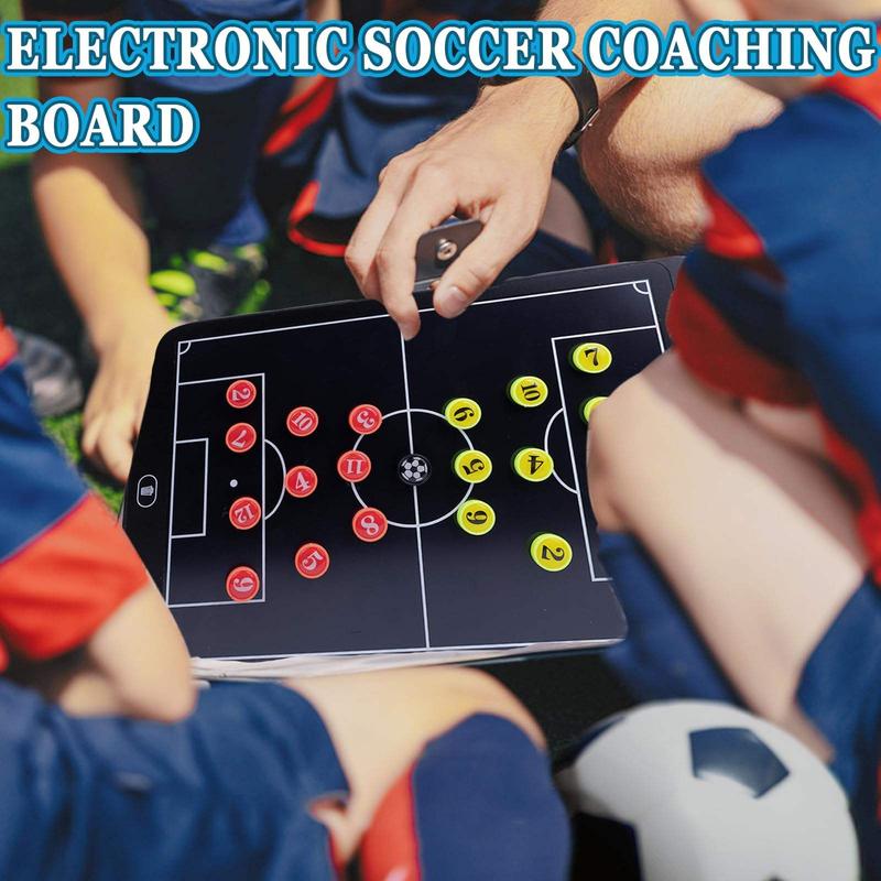 16-inch portable electronic tactics board for football, basketball, rugby, handball, ice hockey and field hockey - for coaches' tactical teaching and match explanation
