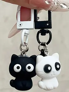 Cute Cat Design Keychain, Cute Keychain for Backpack, Bag and Wallet, Multifunctional Pendant, Perfect Daily Accessories and Gift Ideas